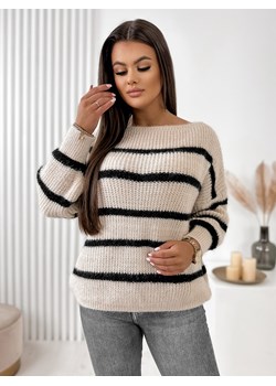 sweter vinton beżowy uni ze sklepu UBRA w kategorii Swetry damskie - zdjęcie 162038738