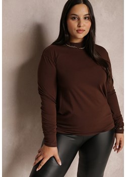 Ciemnobrązowy Golf Joise ze sklepu Renee odzież w kategorii Swetry damskie - zdjęcie 162047735