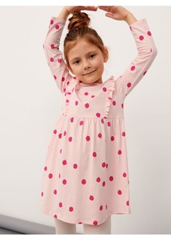 Sinsay - Sukienka z falbankami - różowy ze sklepu Sinsay w kategorii Sukienki dziewczęce - zdjęcie 162050265