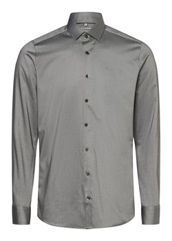 Olymp Level Five Koszula męska Mężczyźni Slim Fit Bawełna oliwkowy wypukły wzór tkaniny ze sklepu vangraaf w kategorii Koszule męskie - zdjęcie 162055977
