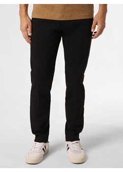 Marc O'Polo Spodnie Mężczyźni Bawełna czarny jednolity ze sklepu vangraaf w kategorii Spodnie męskie - zdjęcie 162056118