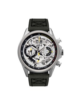 Zegarek AVI-8 Hawker Harrier II AV-4065-01 Green/Silver ze sklepu eobuwie.pl w kategorii Zegarki - zdjęcie 162057316