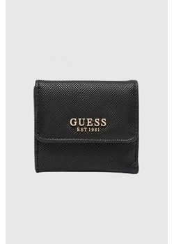 GUESS - Czarna mały portfel Laurel ze sklepu outfit.pl w kategorii Portfele damskie - zdjęcie 162059329