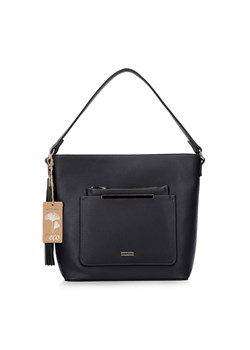 Torebka worek z wyjmowanym etui pro-eco czarna ze sklepu WITTCHEN w kategorii Torby Shopper bag - zdjęcie 162061609