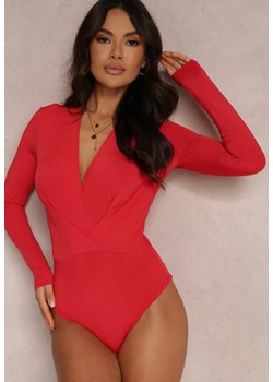 Czerwone Body Wintersong ze sklepu Renee odzież w kategorii Bluzki damskie - zdjęcie 162065929
