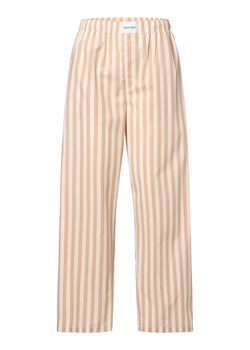 Calvin Klein Damskie spodnie od piżamy Kobiety Bawełna brudny róż w paski ze sklepu vangraaf w kategorii Piżamy damskie - zdjęcie 162068716