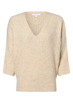Opus Sweter damski z dodatkiem moheru Kobiety beżowy jednolity ze sklepu vangraaf w kategorii Swetry damskie - zdjęcie 162068717