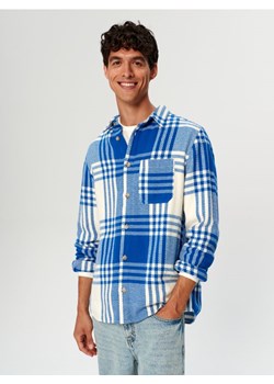 Sinsay - Koszula w kratę - niebieski ze sklepu Sinsay w kategorii Koszule męskie - zdjęcie 162075959