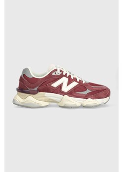 New Balance sneakersy U9060VNA kolor bordowy ze sklepu PRM w kategorii Buty sportowe męskie - zdjęcie 162077137
