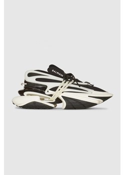 BALMAIN - Czarno-białe sneakersy Unicorn ze sklepu outfit.pl w kategorii Buty sportowe męskie - zdjęcie 162078187