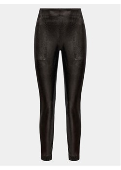 SPANX Spodnie z imitacji skóry Like Jogger 20283R Czarny Regular Fit ze sklepu MODIVO w kategorii Spodnie damskie - zdjęcie 162079755