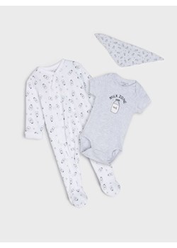 Sinsay - Komplet niemowlęcy - biały ze sklepu Sinsay w kategorii Komplety niemowlęce - zdjęcie 162080507
