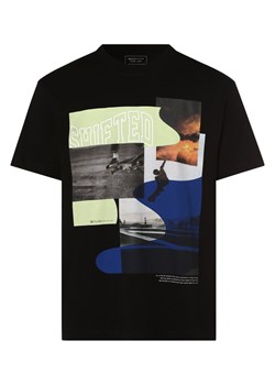 Tom Tailor Denim T-shirt męski Mężczyźni Bawełna czarny nadruk ze sklepu vangraaf w kategorii T-shirty męskie - zdjęcie 162081418