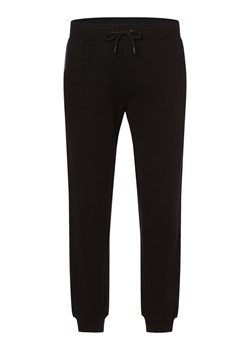 GUESS Spodnie dresowe Mężczyźni Bawełna czarny jednolity ze sklepu vangraaf w kategorii Spodnie męskie - zdjęcie 162081445