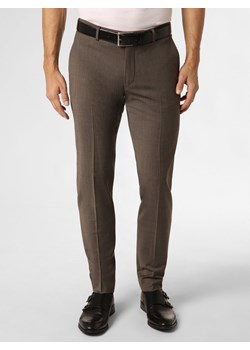Drykorn Męskie spodnie od garnituru modułowego Mężczyźni Regular Fit błotnisty marmurkowy ze sklepu vangraaf w kategorii Spodnie męskie - zdjęcie 162081516