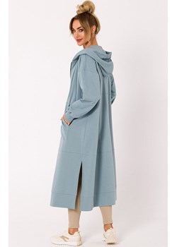 Bluza długa jak parka kolor agawa M729, Kolor agawa, Rozmiar L/XL, MOE ze sklepu Primodo w kategorii Bluzy damskie - zdjęcie 162083205