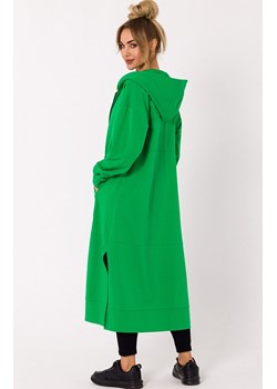 Bluza długa jak parka kolor soczysta zieleń M729, Kolor intensywna zieleń, Rozmiar L/XL, MOE ze sklepu Primodo w kategorii Bluzy damskie - zdjęcie 162083217