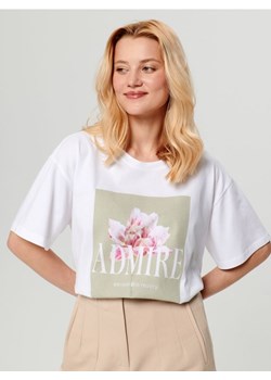 Sinsay - Koszulka z napisem - biały ze sklepu Sinsay w kategorii Bluzki damskie - zdjęcie 162088147