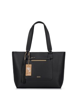 Torebka shopperka z wyjmowanym etui pro-eco czarna ze sklepu WITTCHEN w kategorii Torby Shopper bag - zdjęcie 162094999