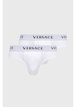 Versace slipy (2-pack) męskie kolor biały AU04019 ze sklepu PRM w kategorii Majtki męskie - zdjęcie 162095426