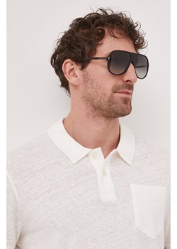 Tom Ford okulary przeciwsłoneczne męskie kolor czarny ze sklepu PRM w kategorii Okulary przeciwsłoneczne męskie - zdjęcie 162095728