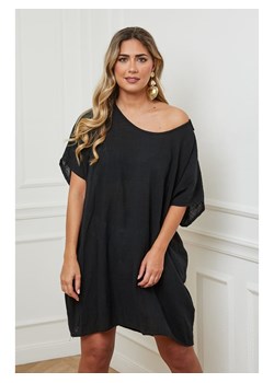 Plus Size Company Tunika w kolorze czarnym ze sklepu Limango Polska w kategorii Bluzki damskie - zdjęcie 162099516
