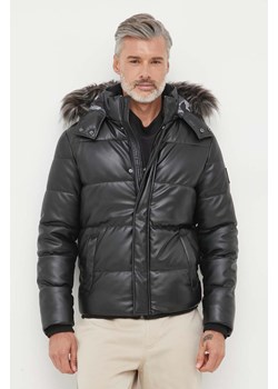 Guess kurtka męska kolor czarny zimowa ze sklepu ANSWEAR.com w kategorii Kurtki męskie - zdjęcie 162109125
