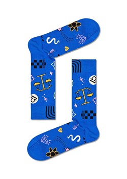 Happy Socks skarpetki Zodiac Libra kolor niebieski ze sklepu ANSWEAR.com w kategorii Skarpetki damskie - zdjęcie 162109399