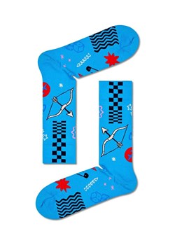 Happy Socks skarpetki Zodiac Sagittarius kolor turkusowy ze sklepu ANSWEAR.com w kategorii Skarpetki damskie - zdjęcie 162109405