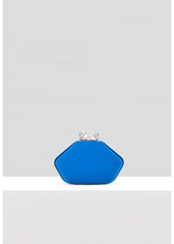 Kobaltowa torebka w oryginalnym kształcie ze sklepu Molton w kategorii Kopertówki - zdjęcie 162120779