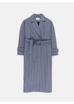 GATE Damski długi płaszcz z paskiem 38 ze sklepu gateshop w kategorii Płaszcze damskie - zdjęcie 162127478