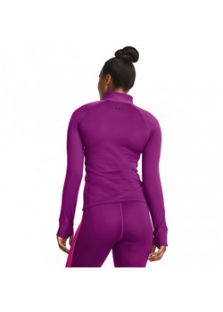 Damska bluza treningowa nierozpinana bez kaptura Under Armour UA Train CW 1/2 Zip - fuksja ze sklepu Sportstylestory.com w kategorii Bluzy damskie - zdjęcie 162129797