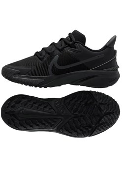 Buty do biegania Nike Star Runner 4 Jr DX7615 002 czarne ze sklepu ButyModne.pl w kategorii Buty sportowe damskie - zdjęcie 162131127