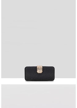 Czarna torebka z ozdobnym zapięciem ze sklepu Molton w kategorii Kopertówki - zdjęcie 162195926