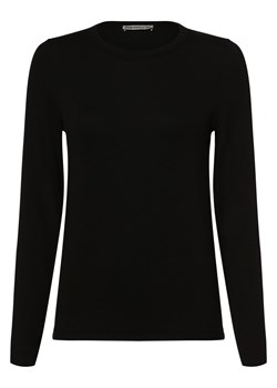 Drykorn Damska koszulka z długim rękawem Kobiety Dżersej czarny jednolity ze sklepu vangraaf w kategorii Bluzki damskie - zdjęcie 162196869