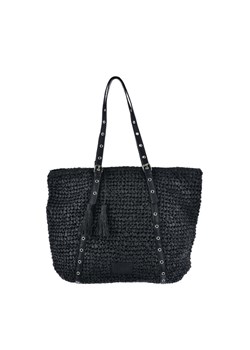 Klasyczna Damska Torebka Big Star JJ574096 Czarna ze sklepu BUTOSKLEP.PL w kategorii Torby Shopper bag - zdjęcie 162216896