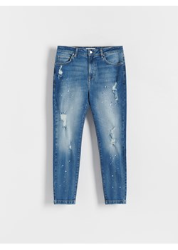 Reserved - Jeansy carrot slim - niebieski ze sklepu Reserved w kategorii Jeansy męskie - zdjęcie 162267546