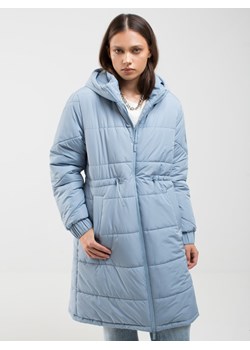 Płaszcz damski zimowy błękitny Brante 401 ze sklepu Big Star w kategorii Płaszcze damskie - zdjęcie 162269545