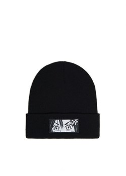Cropp - Czarna czapka z motywem anime - czarny ze sklepu Cropp w kategorii Czapki zimowe damskie - zdjęcie 162269756