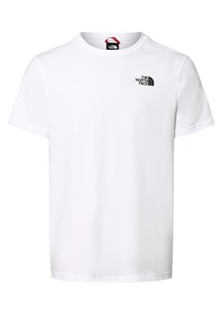 The North Face T-shirt męski Mężczyźni Bawełna biały jednolity ze sklepu vangraaf w kategorii T-shirty męskie - zdjęcie 162272378