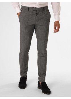 Strellson Męskie spodnie od garnituru modułowego Mężczyźni Super Slim Fit szary w kratkę ze sklepu vangraaf w kategorii Spodnie męskie - zdjęcie 162272536