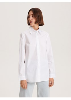 Reserved - Bawełniana koszula - biały ze sklepu Reserved w kategorii Koszule damskie - zdjęcie 162298227