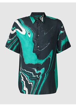 Koszula casualowa z wiskozy ze wzorem na całej powierzchni ze sklepu Peek&Cloppenburg  w kategorii Koszule męskie - zdjęcie 162299029