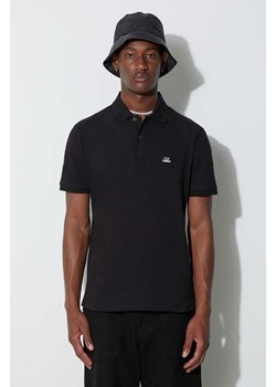 C.P. Company polo męski kolor czarny z aplikacją ze sklepu PRM w kategorii T-shirty męskie - zdjęcie 162304567