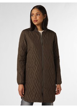 soyaconcept® Damski płaszcz pikowany Kobiety Sztuczne włókno błotnisty jednolity ze sklepu vangraaf w kategorii Płaszcze damskie - zdjęcie 162309507
