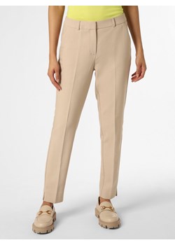 comma Spodnie Kobiety beżowy jednolity ze sklepu vangraaf w kategorii Spodnie damskie - zdjęcie 162309565