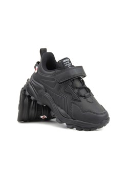 Buty dziecięce, młodzieżowe sportowe - American Club AA 17/22, czarne ze sklepu ulubioneobuwie w kategorii Buty sportowe dziecięce - zdjęcie 162320836
