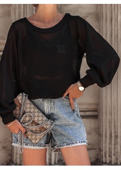 Bluza Lavonia Czarna ze sklepu Lisa Mayo w kategorii Bluzy damskie - zdjęcie 162330399