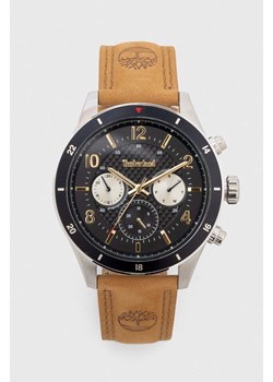 Timberland zegarek TDWGF2201002 męski kolor beżowy ze sklepu ANSWEAR.com w kategorii Zegarki - zdjęcie 162330755