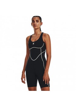 Damski kombinezon treningowy Under Armour Project Rock Bodysuit - czarne ze sklepu Sportstylestory.com w kategorii Body damskie - zdjęcie 162337687